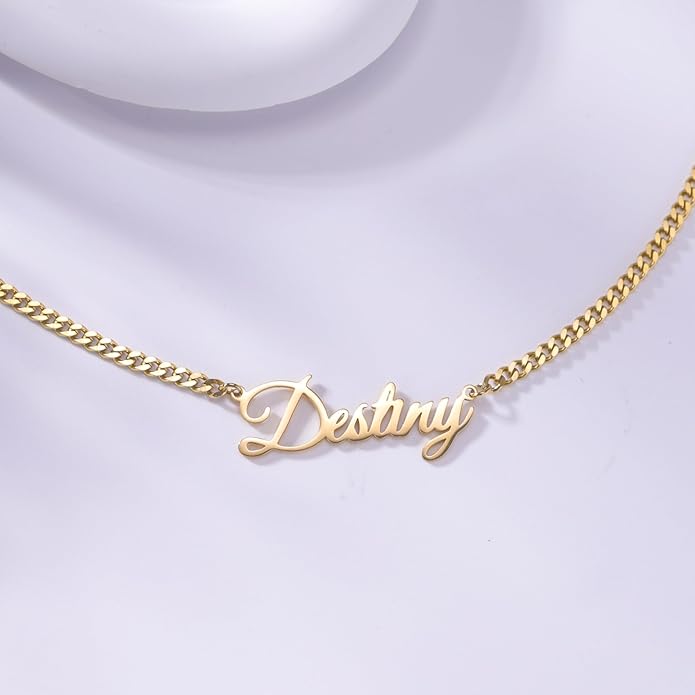 Yofair Ankle Bracelets for Women 18K Gold Plated Custom Gold Name Anklet Personalized Dainty Anklet Bracelet Summer Beach Jewelry for Women