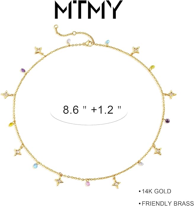 MTMY Gold Anklets for Women 14K Gold Plated Tiny Bead Anklet Colorful Tassel Foot Chain Dainty Adjustable Cute Summer Beach Boho Anklets Jewelry Gift