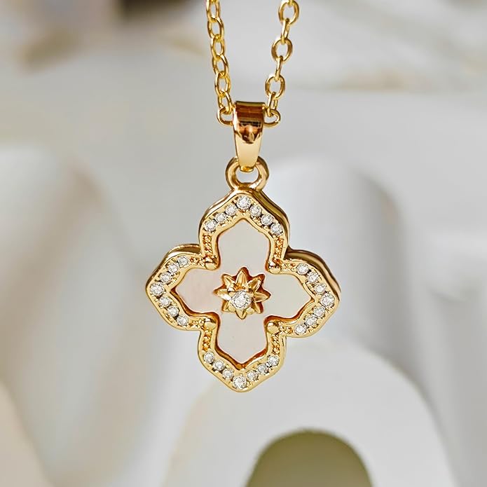 Zeffy Gold Pearl Necklace for Women, Dainty 14K Gold/Silve Plated Layered Pearl Choker Pearl Earrings Pearl Bracelets Wedding Trendy Gold Jewelry Set for Women Gifts