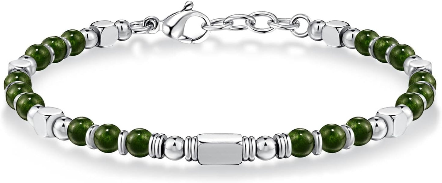 Beaded Bracelets for Women - Silver and Gold Boho Bracelets, Trendy Jewelry Gifts for Lover, Mom, Friends