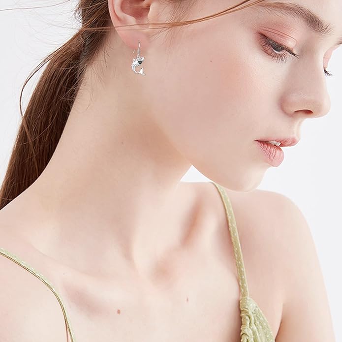 925 Sterling Silver Animals and Plants Dangle Drop Earrings for Women Hypoallergenic Gift for Women Mom Wife Her, Mother’s Day, Birthday, Anniversary