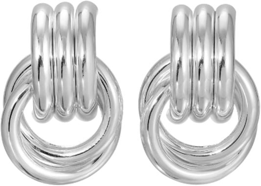 Mini Knot Earrings – Sculptural Twisted Design – Lightweight – By Heaven Mayhem