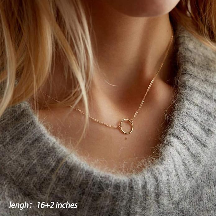 Turandoss Gold Layered Necklaces for Women - 14K Gold Plated Handmade Multilayer Bar Pearls Coin Disc Moon Butterfly Medallion Adjustable Dainty Layered Choker Necklaces for Women Jewelry