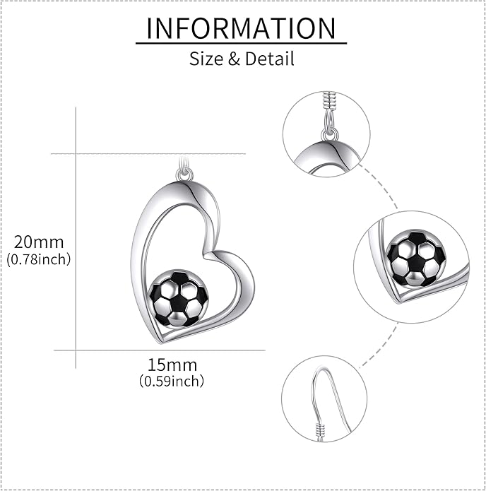 Pickleball/Tennis/Soccer/Volleyball/Golf/Hockey/Basketball Earrings for Women 925 Sterling Sliver Sports Ball Earrings Pickle Ball Dangle Earrings Pickleball Jewelry Gifts for Women Lover