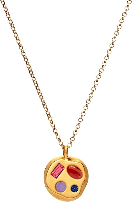 Birthdate 14k Gold Necklace for Women - 16-20in Adjustable 14 Karat Gold Chain with Lobster Clasp - Cadenas de Oro 14k Puro Para Mujer, Ladies Jewelry Birthstone