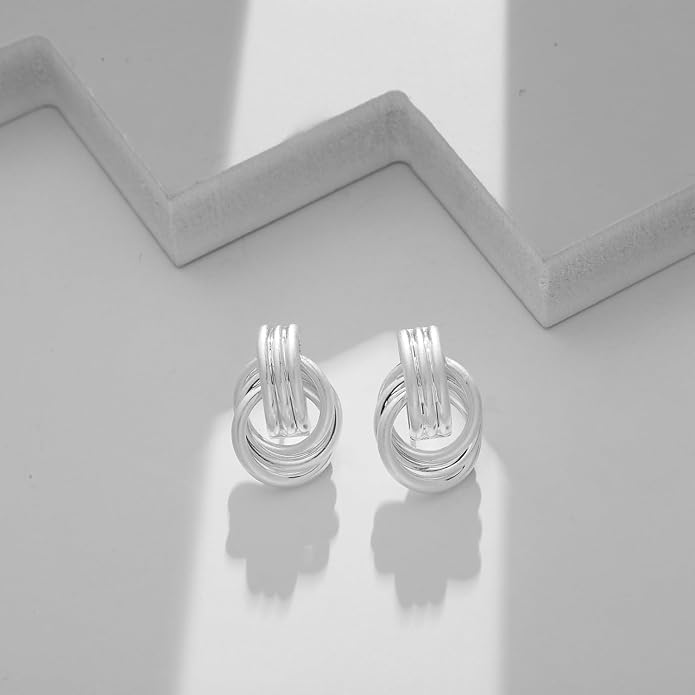 LILIE&WHITE Gold Chain Dangle Earrings - Women's Hypoallergenic Fashion Gift Earrings