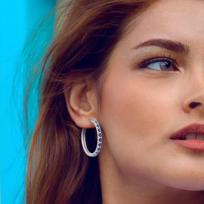 925 Sterling Silver Women Earrings, Sparkling Star and Moon Earrings, Various Hypoallergenic Earrings, Best Gift for Women