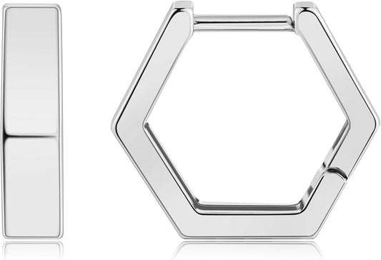 Gacimy Gold Huggie Hoop Earrings for Women 14k Gold Plated, Small Hoop Earrings for Women, 1/2 Inch Yellow Color Earrings for Women