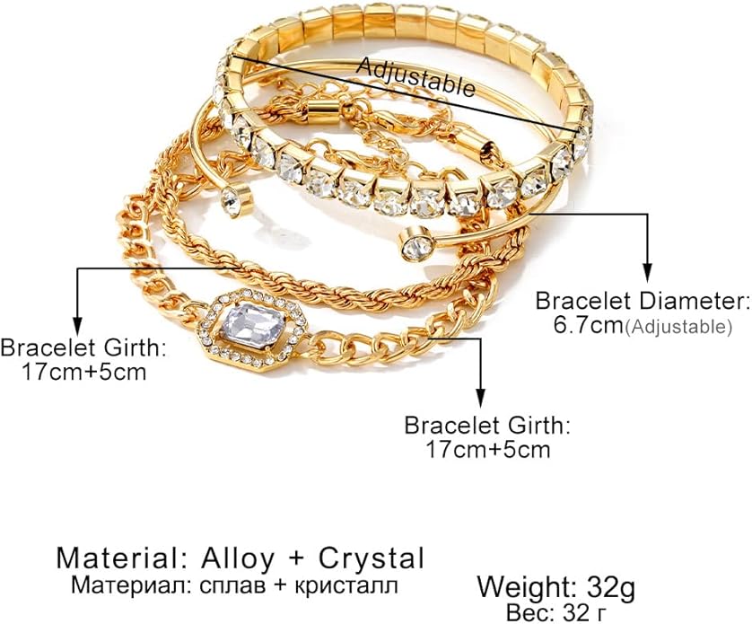IFNODO 57pcs Gold Jewelry Set With 3 PCS Necklace, 12 PCS Bracelet,20pcs Hoop Stud Earrings,22pcs rings set For Women For Birthday Gifts