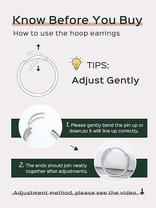 ChicSilver Hypoallergenic 925 Sterling Silver Hoop Earrings for Women, Lightweight Large Gold Plated Hoop Earrings, Endless Hoops Huggie Earrings 15/20/30/50/70MM