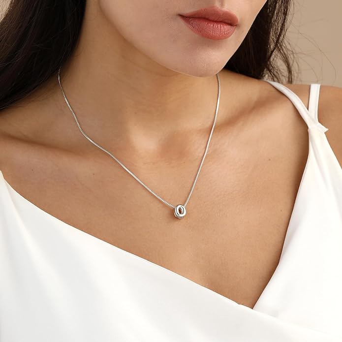 Bubble Gold Letter Necklace for Women, 14k Gold Plated Balloon Initial Necklace, Dainty Gold Necklace for Women, Personalized Bubble Pendant Name Necklace, Fashion Accessories Trendy Jewelry