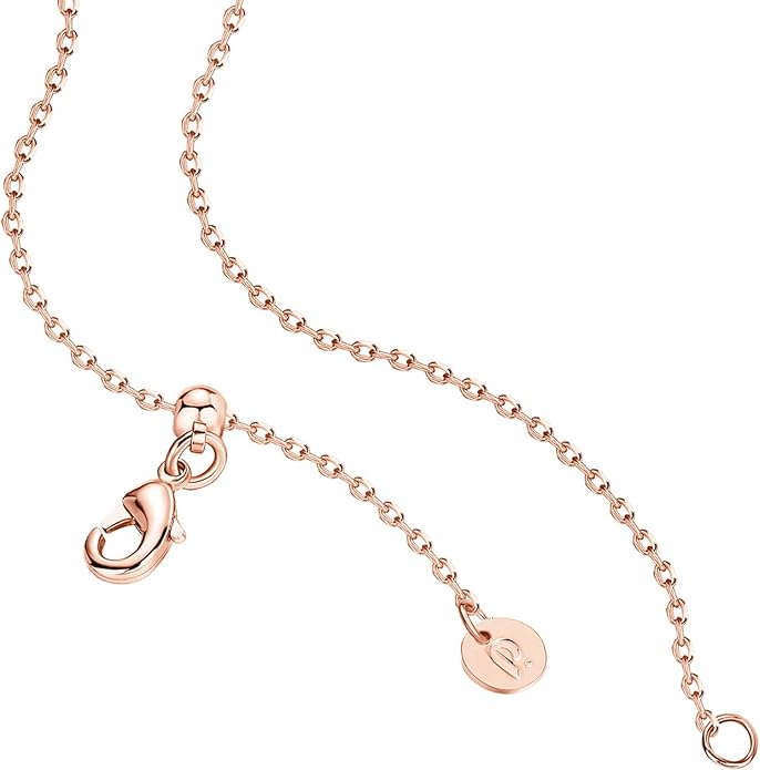 PAVOI 14K Gold Plated Cubic Zirconia Heart Necklace | Cute Dainty Love Pendant Necklaces for Women
