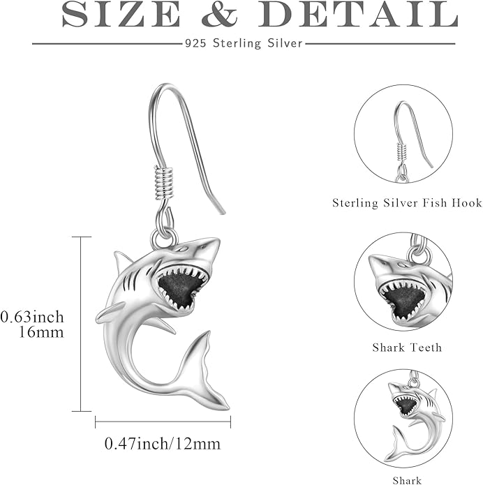 925 Sterling Silver Animals and Plants Dangle Drop Earrings for Women Hypoallergenic Gift for Women Mom Wife Her, Mother’s Day, Birthday, Anniversary