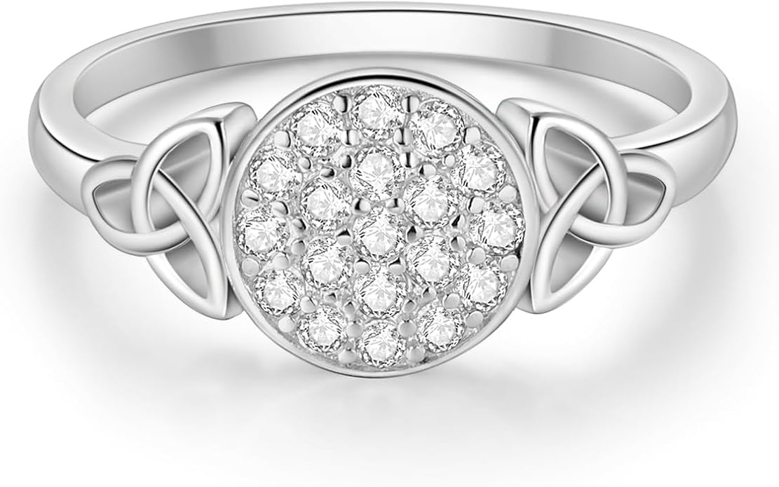 NARMO 925 Sterling Silver Rings for Women Evil Eyes Rings Entwined Line Cubic Zirconia Rings Simple Stackable Finger Rings Engagement Ring Personality Rings Size 6-9