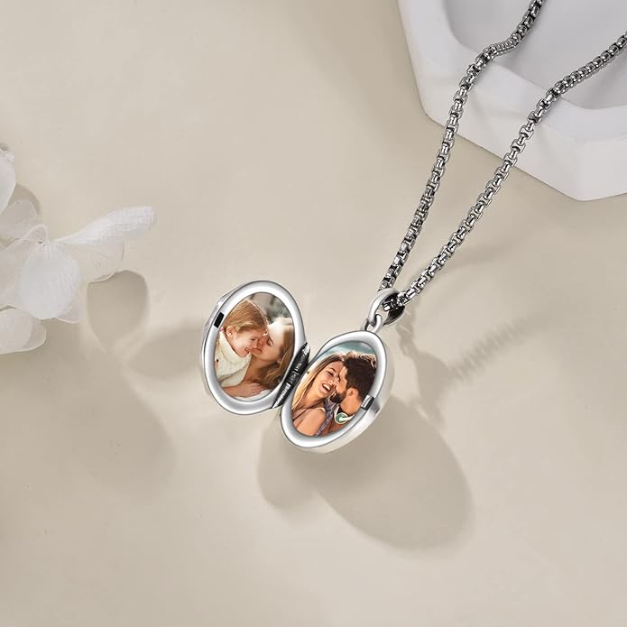 YFN Patron Saint Necklace Sterling Silver Amulet Medal Pendant Religious Protector Jewelry Gifts for Women Men