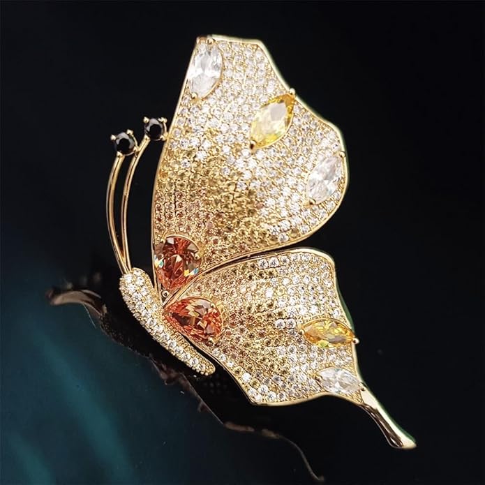 Animal Brooch for Women Girls Rhinestone Animal Brooch Lapel Pin Jewelry Gift for Mom Wife