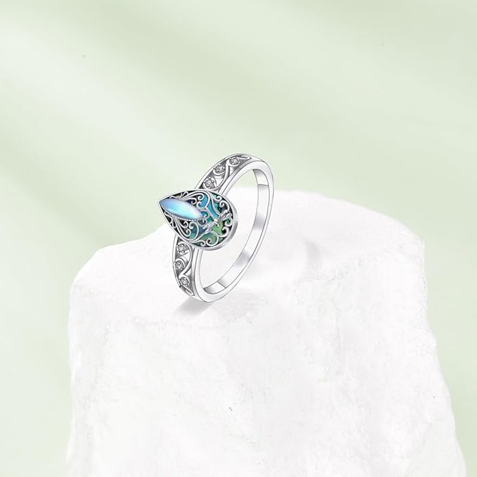 ONEFINITY Dragonfly Filigree Ring Sterling Silver Rings Gifts for Women Jewelry