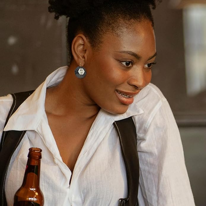 Madison Tyler 80s 90s Sport Earrings for Women | Funny Dangle Earrings for Women | 90s Vintage Dangling Earrings for Women | Jewelry Gift for Women