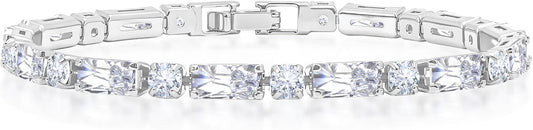 Tennis Bracelets for Women, 14K Gold Plated Diamond Bracelet, Cubic Zirconia Dainty Gold Bracelet for Women, Gifts Jewelry for Women