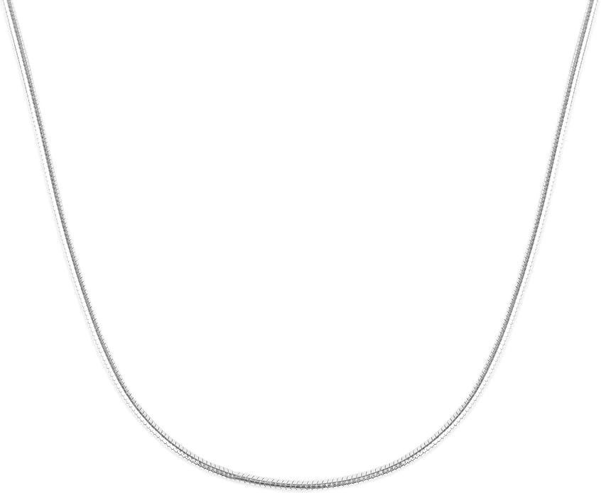 PORI JEWELERS 925 Sterling Silver Italian Magic Snake Chain Necklace - 16"-30"