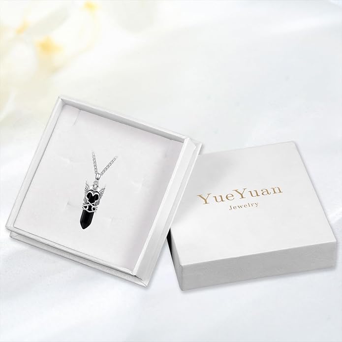 YueYuan Viking Necklace for Men 925 Sterling Silver Rune Amulet Pendant Nordic Necklace Viking Jewelry Gift for Father Husband Son