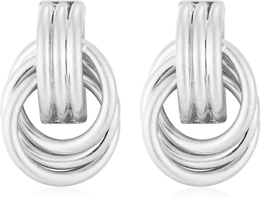 LILIE&WHITE Gold Chain Dangle Earrings - Women's Hypoallergenic Fashion Gift Earrings