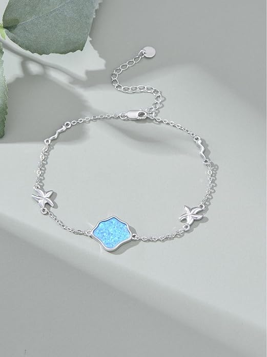 Sea Turtle/Dolphin/Starfish/Seashell/Compass Bracelet for Women 925 Sterling Silver Ocean Wave Anklet Summer Hawaiian Jewelry Gift for Her