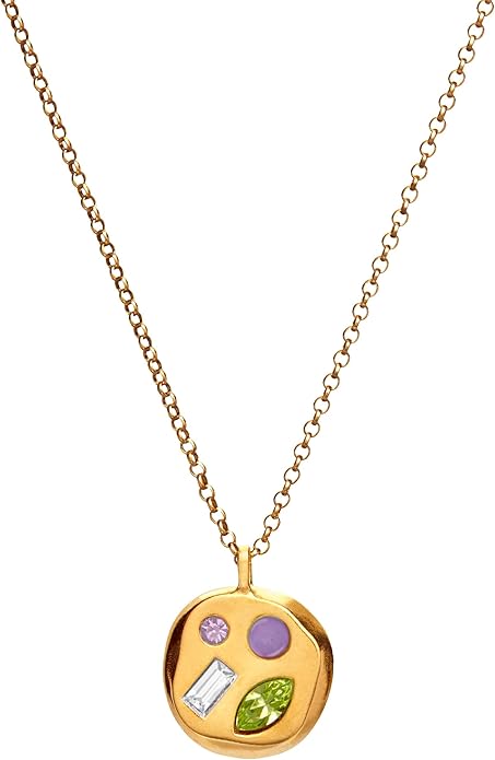 Birthdate 14k Gold Necklace for Women - 16-20in Adjustable 14 Karat Gold Chain with Lobster Clasp - Cadenas de Oro 14k Puro Para Mujer, Ladies Jewelry Birthstone