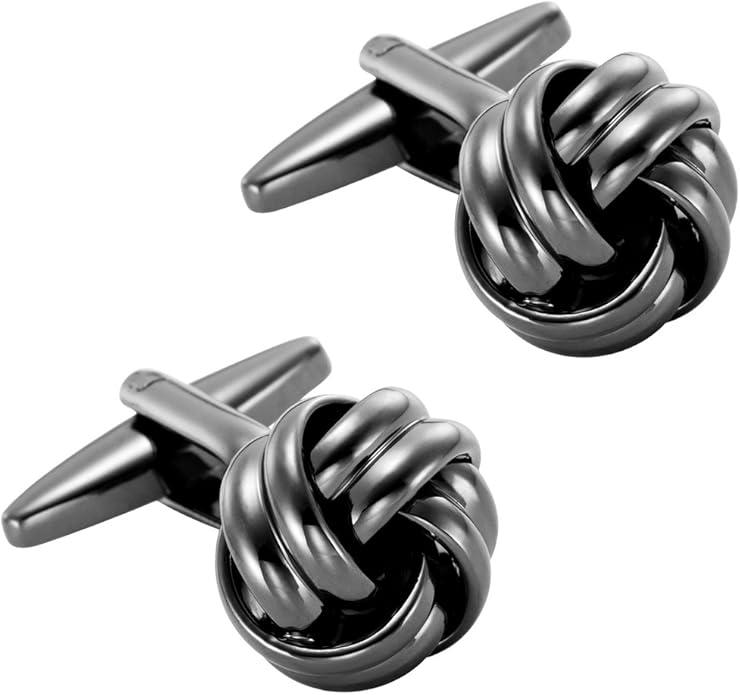 Stunning Mens Nautical Knot Stainless Steel Cufflinks