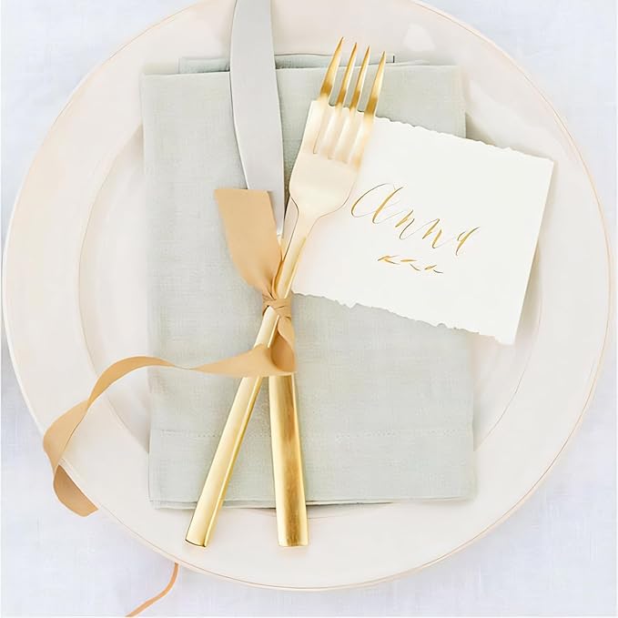 LEEQE Double Face Gold Satin Ribbon 1/4 inch X 50 Yards Polyester Gold Ribbon for Gift Wrapping Very Suitable for Weddings Party Hair Bow Invitation Decorations and More