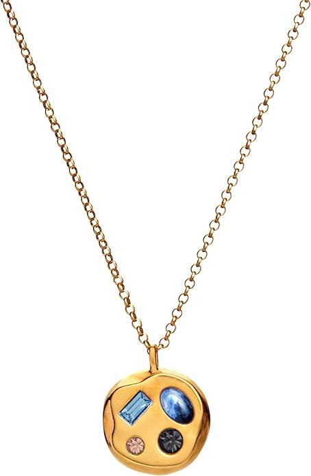 Birthdate 14k Gold Necklace for Women - 16-20in Adjustable 14 Karat Gold Chain with Lobster Clasp - Cadenas de Oro 14k Puro Para Mujer, Ladies Jewelry Birthstone