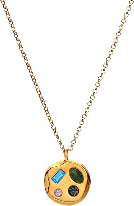 Birthdate 14k Gold Necklace for Women - 16-20in Adjustable 14 Karat Gold Chain with Lobster Clasp - Cadenas de Oro 14k Puro Para Mujer, Ladies Jewelry Birthstone