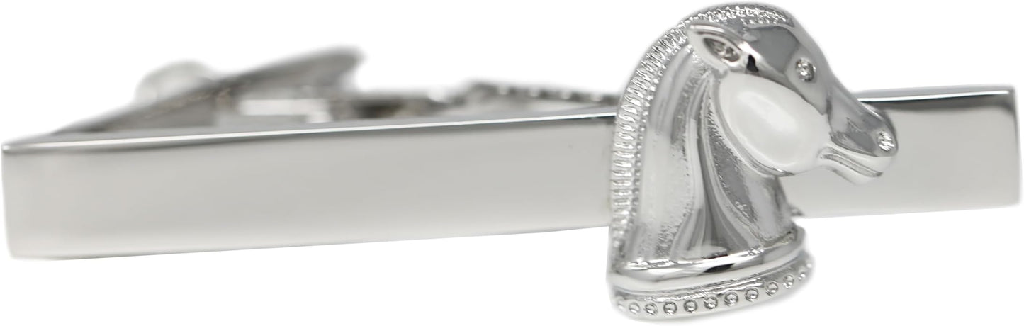 MENDEPOT Cufflinks And Tie Clip Set Men Wedding Accessory Gift Father's Day Birthday Cuff Links Tie Bar