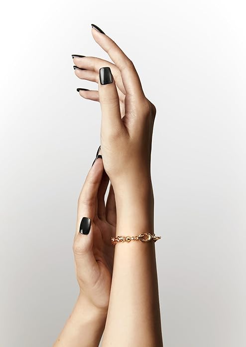 14K Gold Bracelets for Women, Love Knot & Organic Shape Bead Bracelets, Small Wrist Waterproof Gold Plated Toggle Bracelet, Modern Statement Jewelry Gifts for Women Mother Daughter