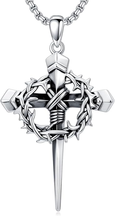Taioiat Baseball Necklace for Men 925 Sterling Silver Sports Necklace Baseball Cross Necklace Jewelry Gifts for Women Men