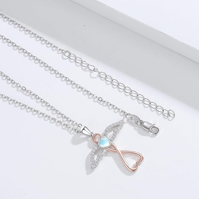 TUGHRA Evil Eye Necklace S925 Sterling Silver Evil Eye Pendant Necklaces Protection Jewelry Amulet Gift for Women Girls Boys Men Birthday Anniversary