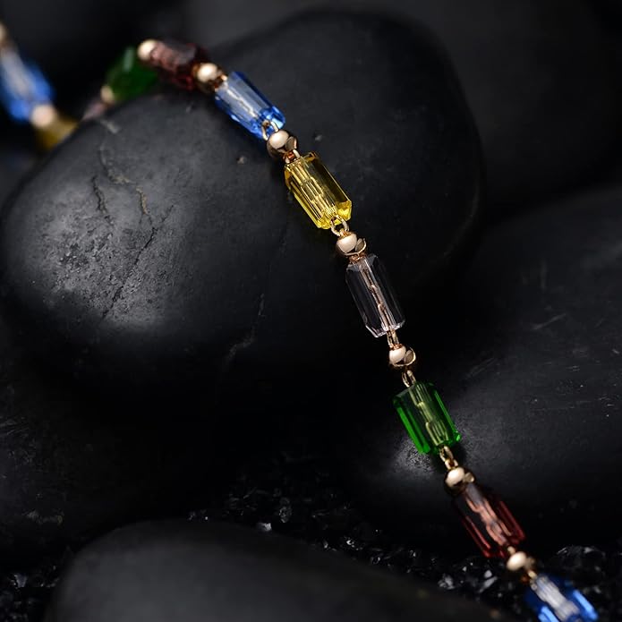 MTMY Gold Chain Bracelet for Women 14K Gold Plated Dainty Bracelets with Adjustable Chain Cute Bracelet Gold Trendy Jewelry