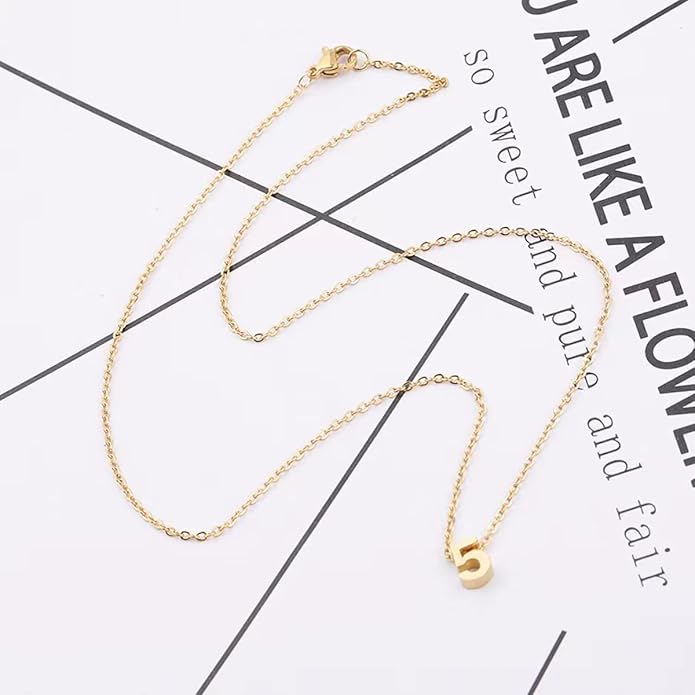 Number Necklace for Women Dainty 18K Gold Plated Pendant Necklace Charm Birth Month Personalized Jewelry Birthday Gift