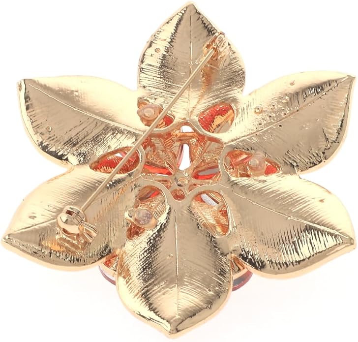 neXxtten Crystal Flower Brooch