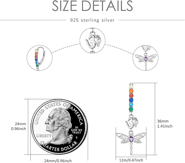 925 Sterling Silver Animals and Plants Dangle Drop Earrings for Women Hypoallergenic Gift for Women Mom Wife Her, Mother’s Day, Birthday, Anniversary