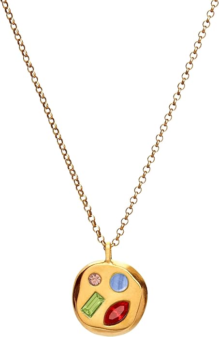 Birthdate 14k Gold Necklace for Women - 16-20in Adjustable 14 Karat Gold Chain with Lobster Clasp - Cadenas de Oro 14k Puro Para Mujer, Ladies Jewelry Birthstone