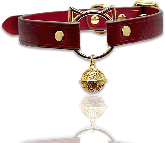 Leather Choker Necklaces for Women Choker with Bell Choker Necklace for Women Kitten Collar Necklace Western Jewelry for Women