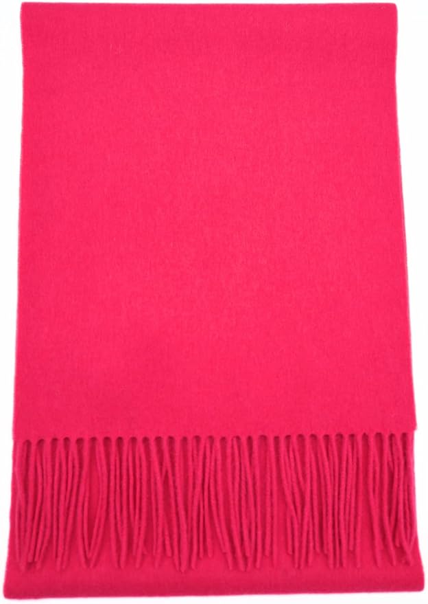 Alashan Cashmere Ultra-Fine Merino Wool and Cashmere Blend Woven Scarf -Luxe fabric-Lightweight- 72" x 12"