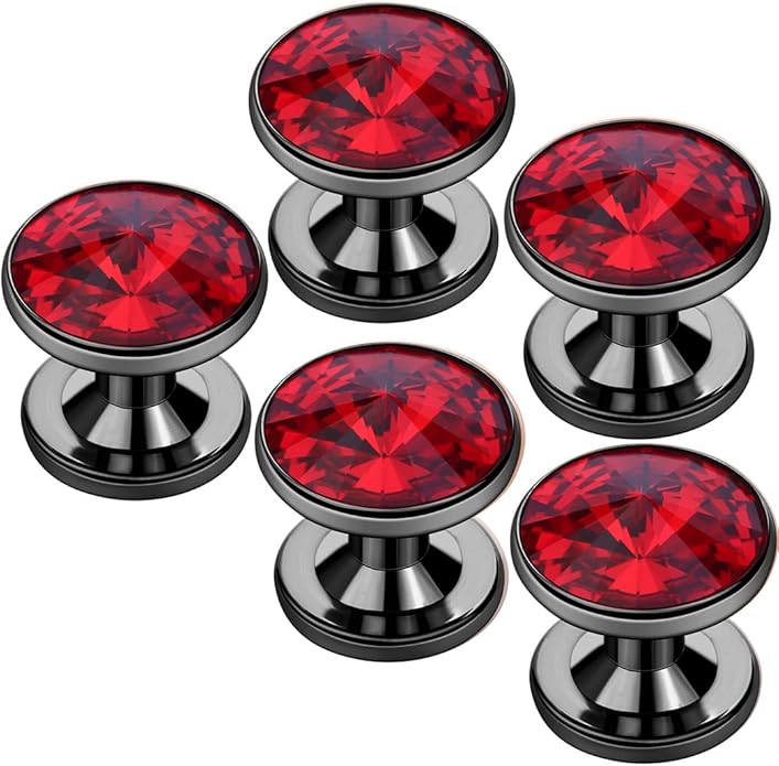 HAWSON Cufflinks for Men with 4/6 pcs Shirt Studs Set, Gift Box Packed, Mens Jewelry or Accessories for Wedding, Party, Anniversary, Birthday