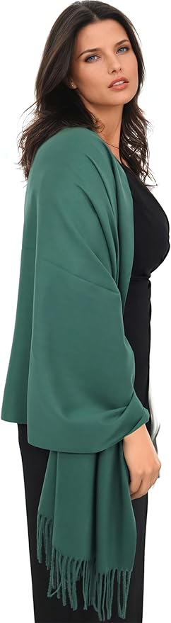 Ocomfly 100% Pashmina Scarf for Women - Premium Womens Scarves - Gift Boxed - Shawls or Wraps - Ultra Soft and Warm