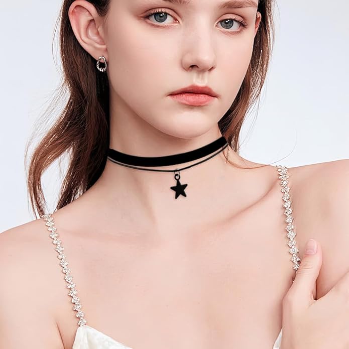 Choker Necklace for Women, Choker Necklaces for Woman, Black Choker, Chokers for Women