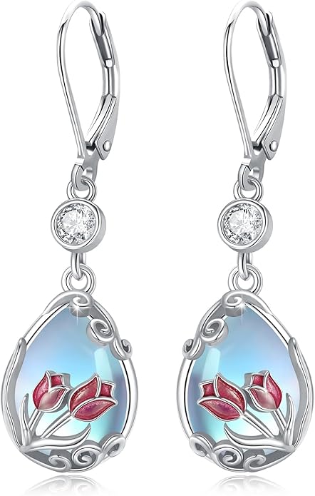 925 Sterling Silver Animals and Plants Dangle Drop Earrings for Women Hypoallergenic Gift for Women Mom Wife Her, Mother’s Day, Birthday, Anniversary