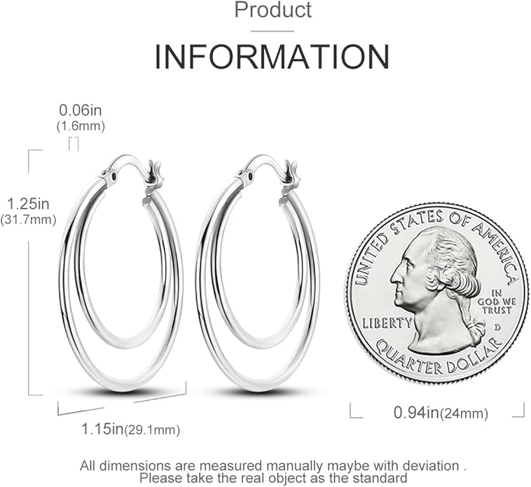 NARMO 925 Sterling Silver Hoop Earrings for Women Hypoallergenic Lightweight Simple Huggie Hoop Earrings Twisted Hoop Earrings Colorful Cubic Zirconia Hoop Earrings Rainbow Hoop Earrings