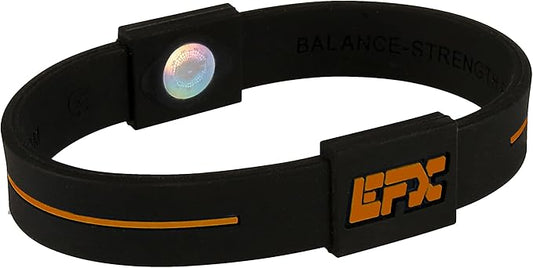 EFX Performance Surgical-Grade Silicone Balance Bracelet with Programmed Holograms for Balance, Strength, Flexibility, Energy | Waterproof & Sweatproof Bracelet for Men and Women | Great for Seniors