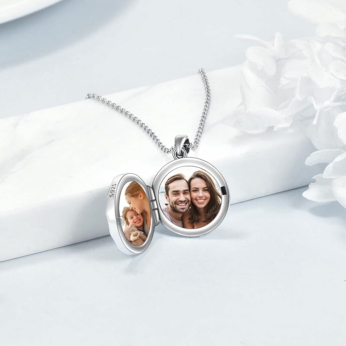 YFN Patron Saint Necklace Sterling Silver Amulet Medal Pendant Religious Protector Jewelry Gifts for Women Men